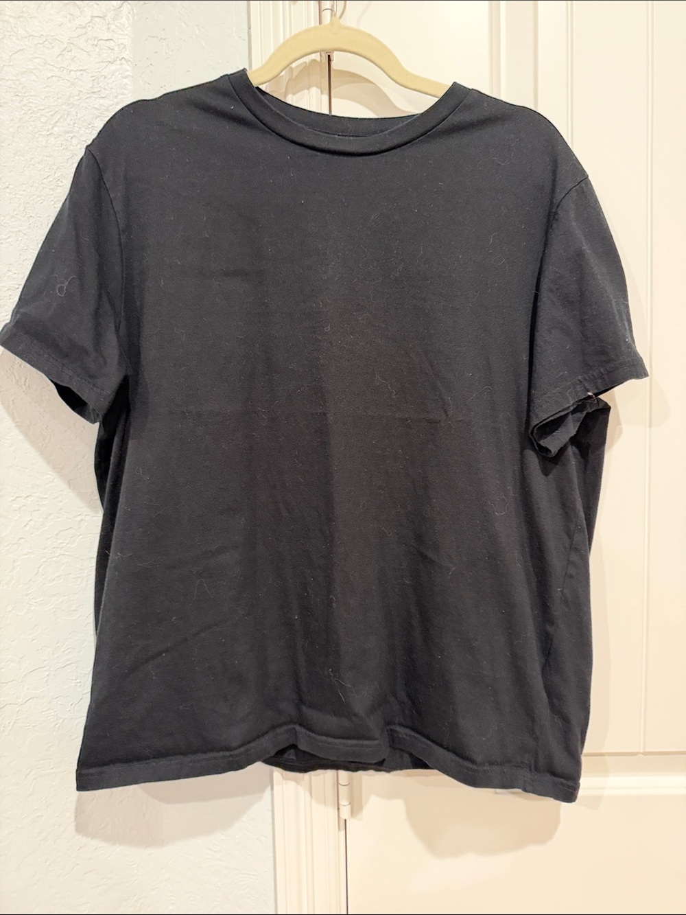 H&M Black Short Sleeve Crew Neck Tee